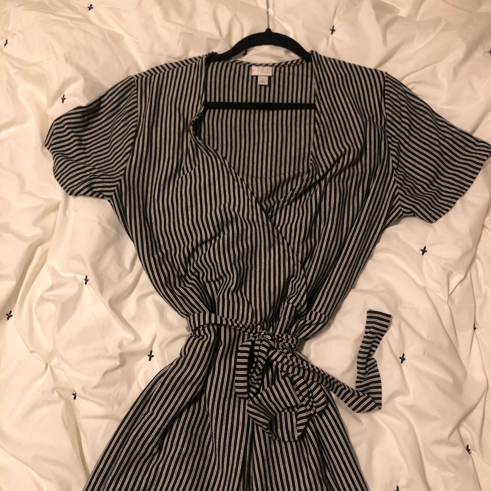 striped jumpsuit